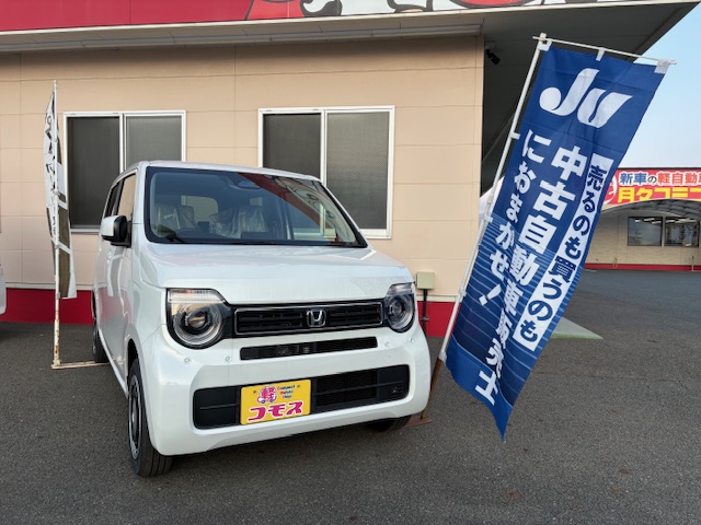 最新入庫情報✨ N-WGN L4WD　パールホワイト色