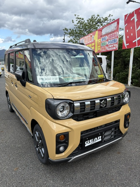 新車スペーシアギア展示中！
HYBRID XZターボナビPKG　4WD
☆即納可能☆　　　[矢巾店展示]