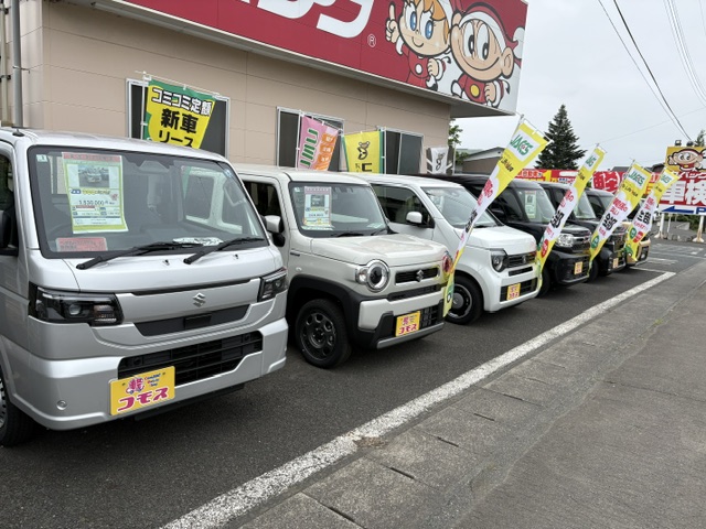 矢巾店の展示をリメイク☆彡
新たに9年リース登場！支払いを軽減！[ 遠野本店も対応できます]
☆税金＆メンテナンス込みで長くのるだけお得☆